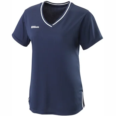 T-shirt Wilson Women Team II V Neck Navy