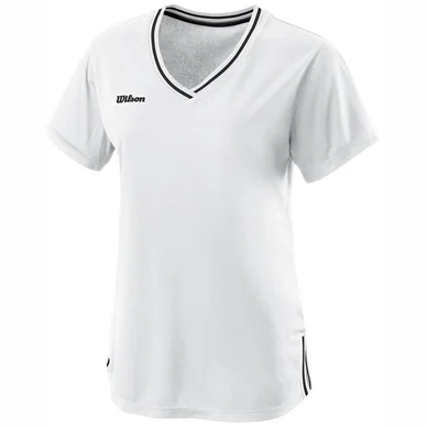 T-shirt Wilson Women Team II V Neck White