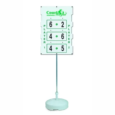 Tableau de Score Universal Sport Court Royal Free Standing White
