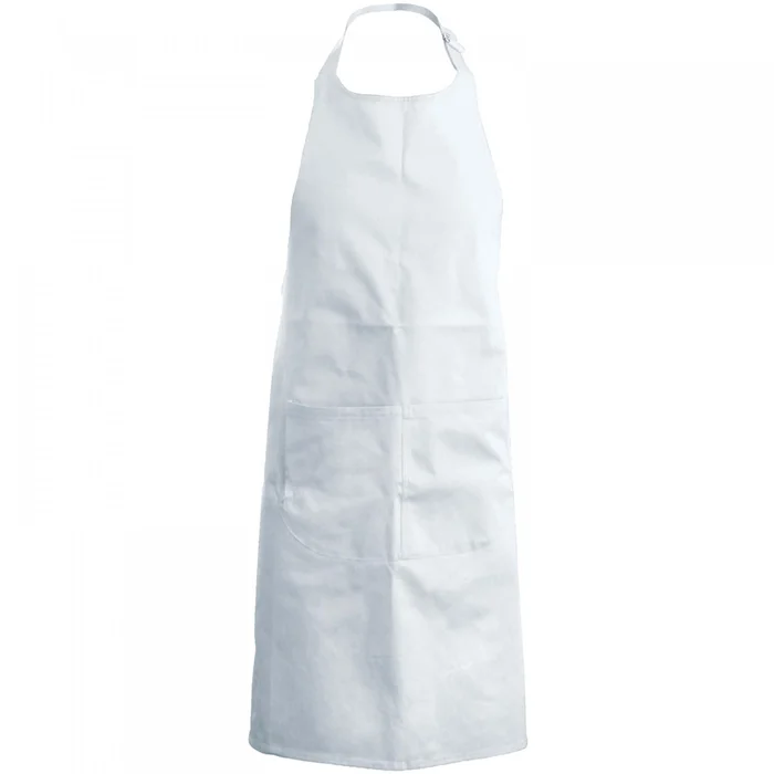 Tablier Kariban Coton Avec Poche blanc