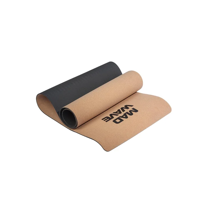 Tapis de yoga en liège Mad Wave [Taille 183x61x0,5 cm]