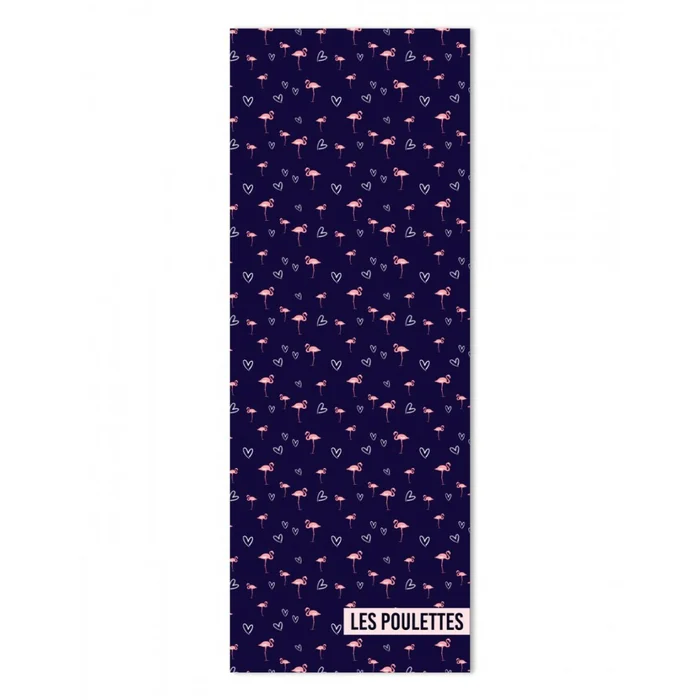 Tapis de yoga femme Les Poulettes Fitness Flamant rose