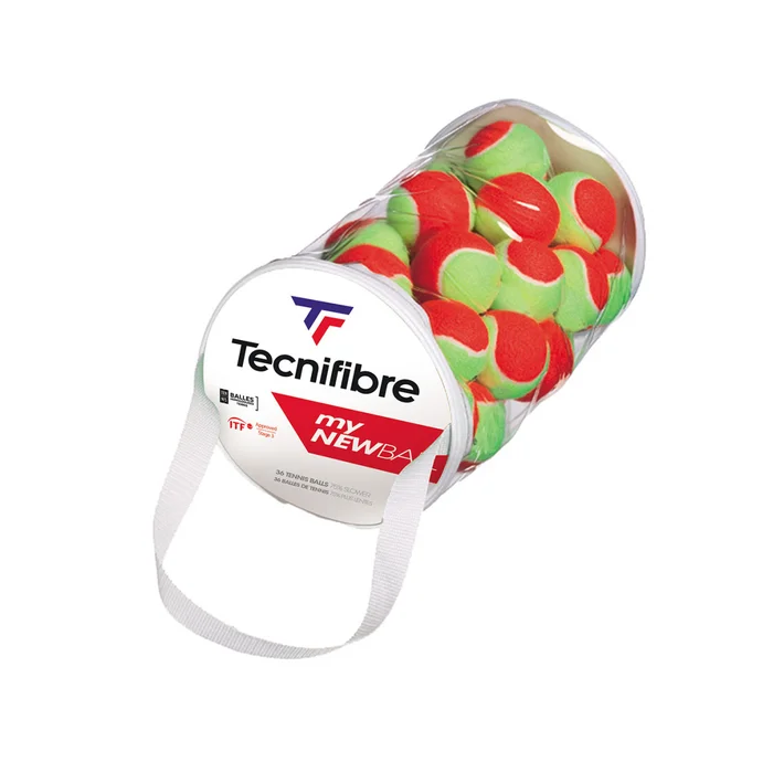 Tecnifibre Pelotas de tenis Mi nueva bolsa de pelotas 36 pelotas
