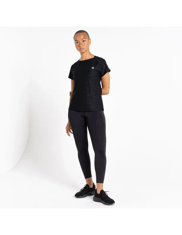 Tee Shirt de Sport Femme Dare 2B Defy II Tee Black Petit Prix
