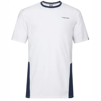 Tee-shirt de Tennis HEAD Boys Club Tech White Dark Blue