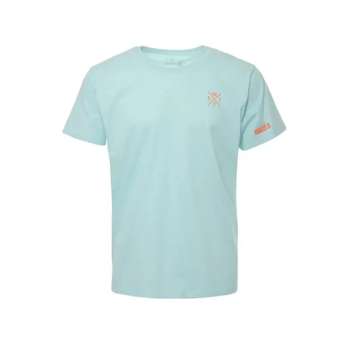 Tee-shirt Homme à manches courtes Watts WATTS01 – Soft Blue Nouvel Arrivage