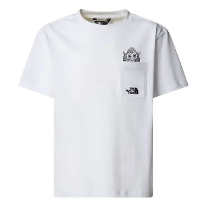 Tee-shirt Oversize Garçon à manches courtes The North Face Printed – TNF White Must-Have