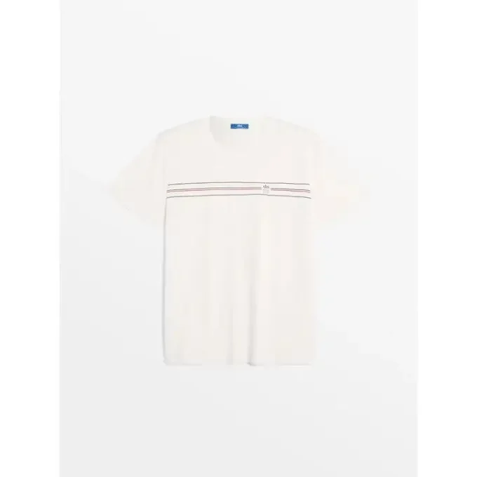 Tee shirt TBS LEROYTEE14017 Blanc Retour Gratuit