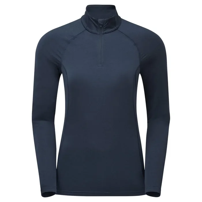 Tendance Montane F Dart Xt Zip Neck, femme, bleu