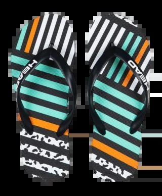 Tongs HEAD Beach Black Print