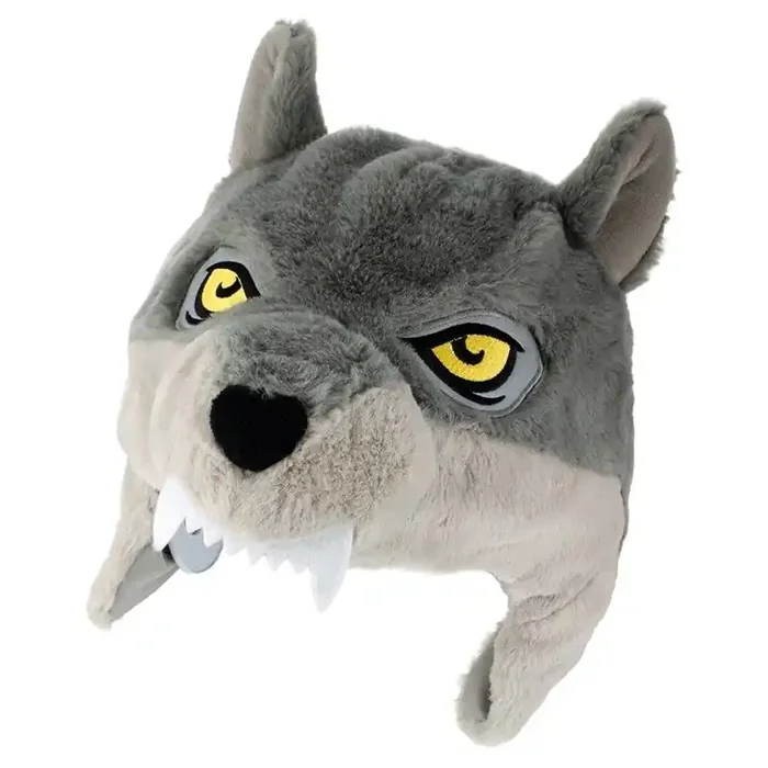 Top Qualité Couvre casque peluche Loup