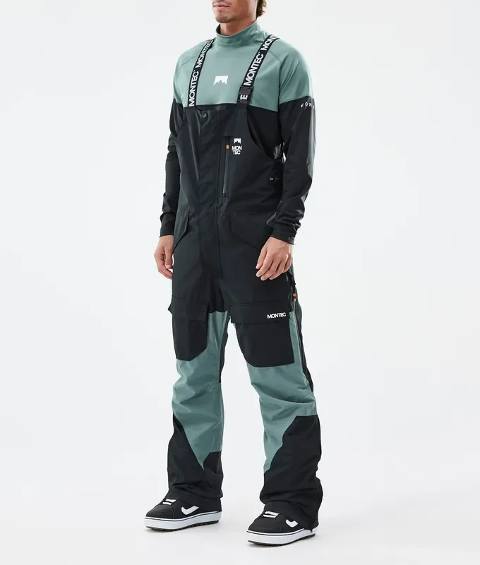 Top Vente Montec Fawk Pantalon de Snowboard Homme Black/Atlantic
