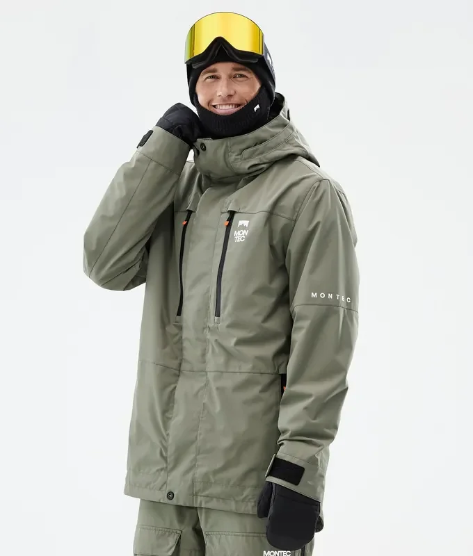 Top Vente Montec Fawk Veste Snowboard Homme Greenish