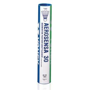 Tube de 12 volants de badminton Aerosensa 30