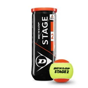Tube de 3 balles de tennis Stage 2