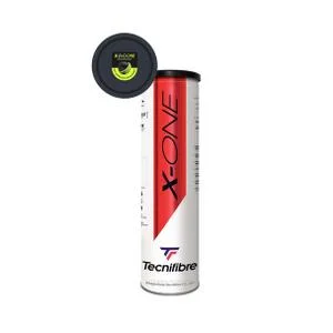Tube de 4 balles de tennis X-One