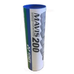Tube de 6 volants de badminton Mavis 200