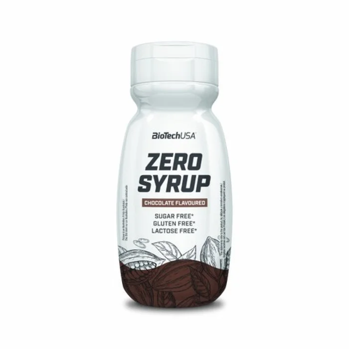 Tubes de collations Biotech USA zero syrup – Chocolate 320ml