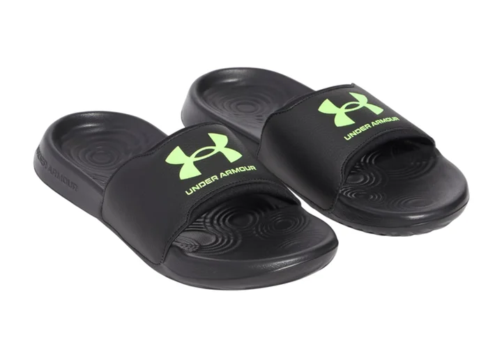 UA Boys’ Ignite Select Slides « Black-Hyper Green »