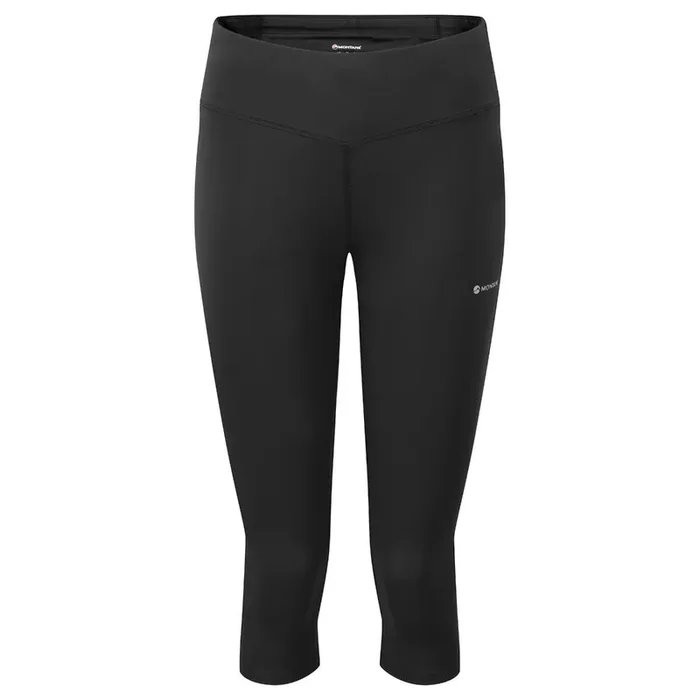 Usine Directe Montane F Sstream 3/4 Trail Tights-Reg Leg, femme, noir