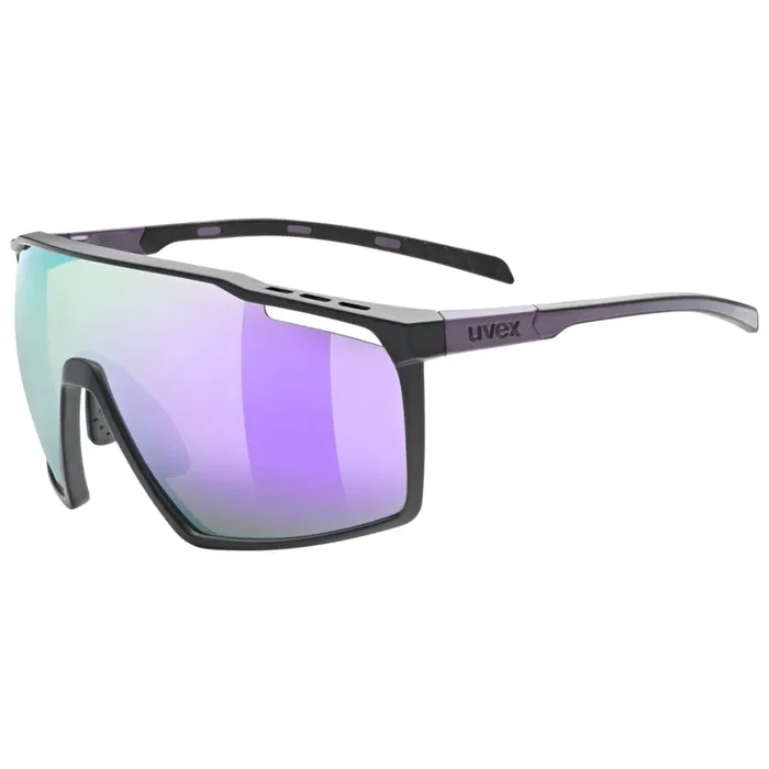 Uvex mtn perform, lunettes de soleil, noir/violet Garantie Incluse