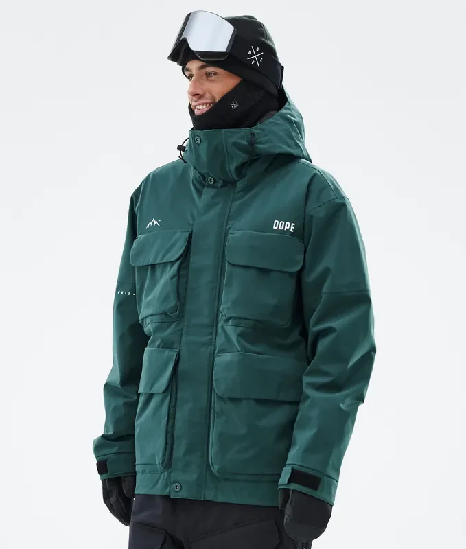Vente Directe Dope Zenith Veste Snowboard Homme Bottle Green