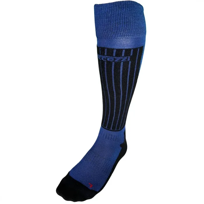 Vente Flash Accezzi Merino 50, chaussettes de ski, bleu