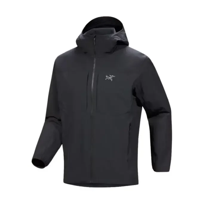 Vente Flash Veste softshell à capuche Homme Arc’Teryx Gamma – Black