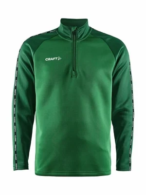 Veste d’Entraînement Craft Homme Squad 2.0 Half Zip Team Green Ivy