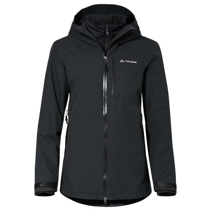 Veste de randonnu00e9e impermu00e9able u00e0 capuche 3en1 femme VAUDE Elope [Taille 36]