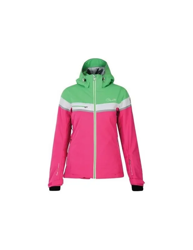 Veste de Ski Femme Neuve Dare 2B Premiss Cyber Pink Green Taille XXS Affaire À Saisir