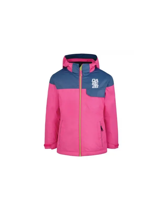 Veste de Ski Junior Neuve Dare 2B Tyke Cyber Pink Astronomy Taille 5/6ans, 7/8ans, 11/12ans Achetez Aujourd’hui