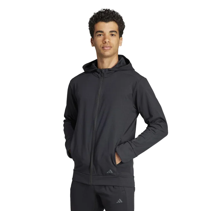 Veste de survêtement à capuche zippée adidas