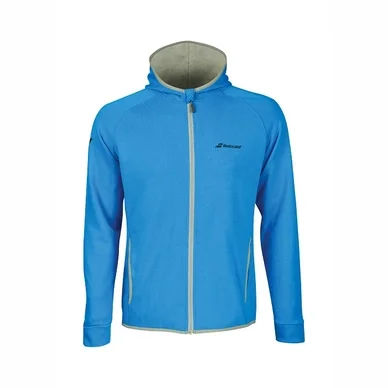 Veste de survêtement Babolat Boys Core Hood Sweat Diva Blue
