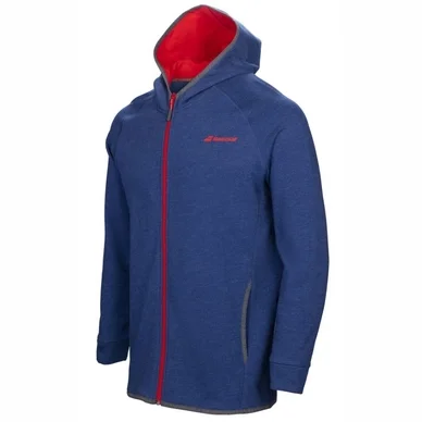 Veste de Tennis Babolat Core Hood Sweat Boy Twilight Blue