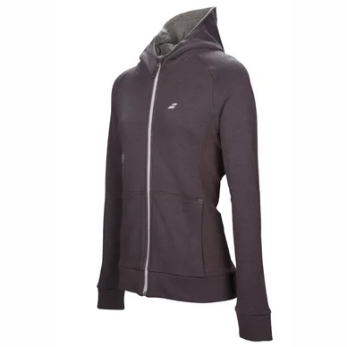 Veste de Tennis Babolat Core Hood Sweat Girl Dark Grey