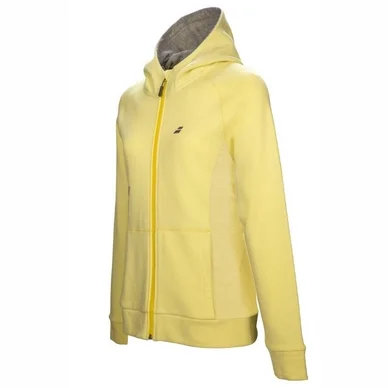 Veste de Tennis Babolat Core Hood Sweat Girl Lime Washed