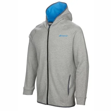 Veste de Tennis Babolat Core Hood Sweat Men Heather Grey