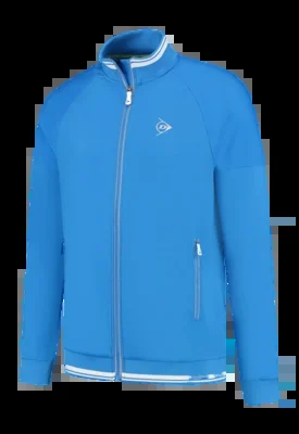 Veste de Tennis Dunlop Boys Ap Club Knitted Jacket Royal Blue