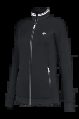 Veste de Tennis Dunlop Women Ap Club Knitted Jacket Black