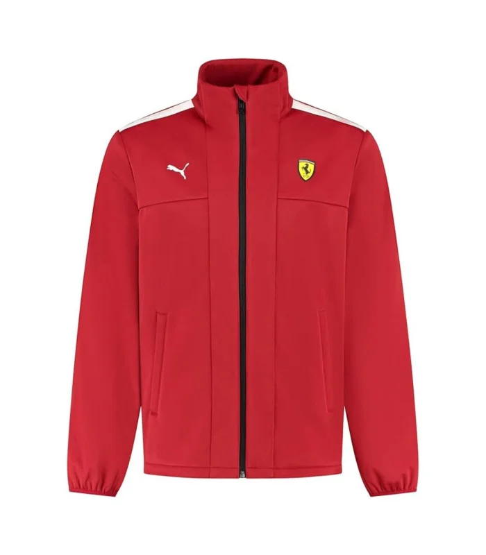 Veste Ferrari F1 Team Leclerc/Hamilton Softshell Puma Rouge, Adulte