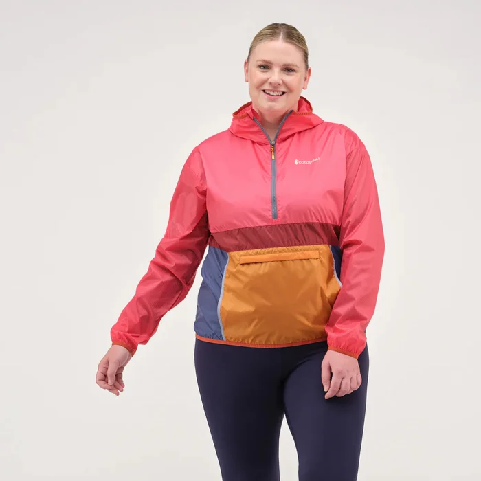 Veste impermu00e9able 1/2 zip femme Cotopaxi Teca [Taille XL]