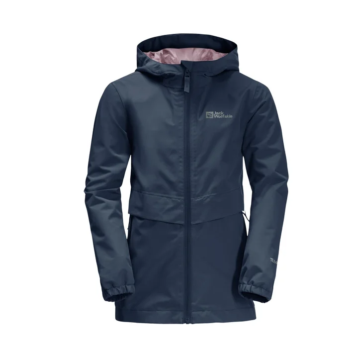 Veste impermu00e9able bu00e9bu00e9 fille Jack Wolfskin Malima [Taille 1/2 ans]