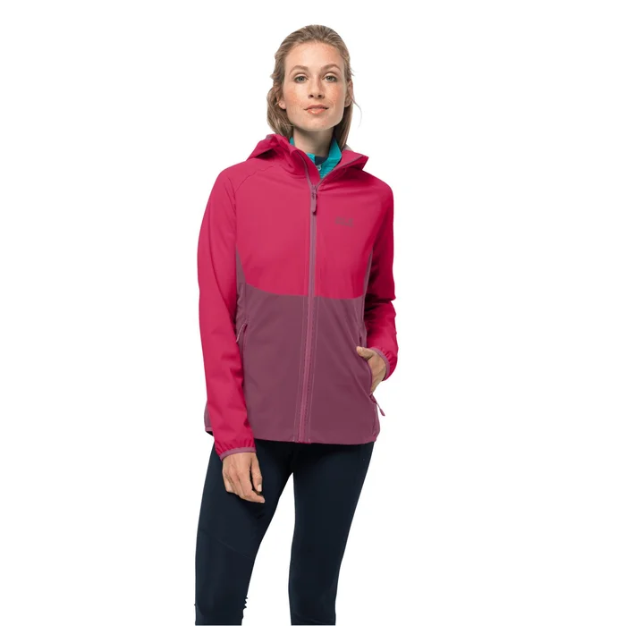 Veste impermu00e9able femme Jack Wolfskin Go Hike Softshell [Taille XS]
