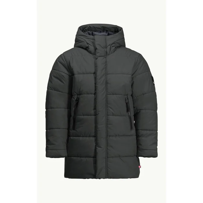 Veste impermu00e9able longue enfant Jack Wolfskin Teen INS [Taille 6/8 ans]