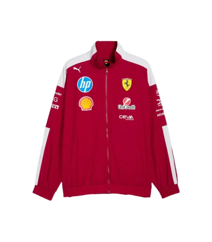 Veste oversize Scuderia Ferrari F1 Team T7 – Cerise foncée