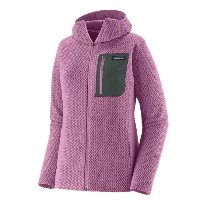 Veste polaire à capuche Femme Patagonia R1® Air – Brisk Purple Vente Directe