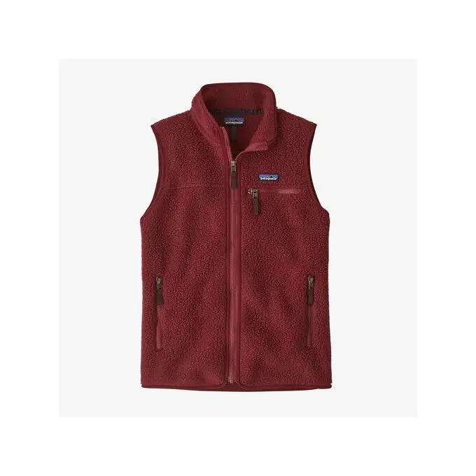 Veste sans manches Patagonia W’S RETRO PILE VEST Carmine Red Paiement Sécurisé