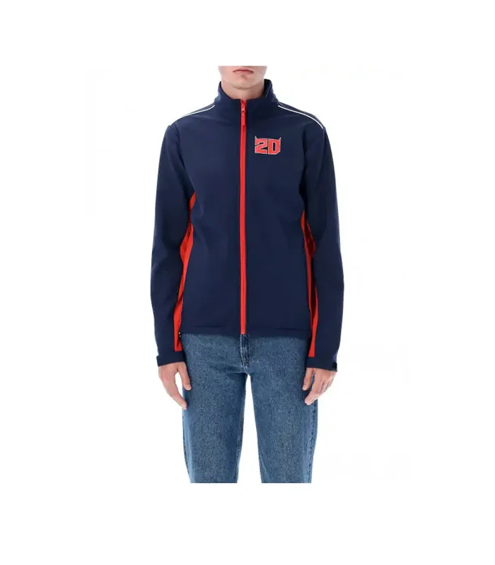 Veste Softshell coupe-vent homme Fabio Quartararo – El Diablo 20 Moto GP Officiel Noir