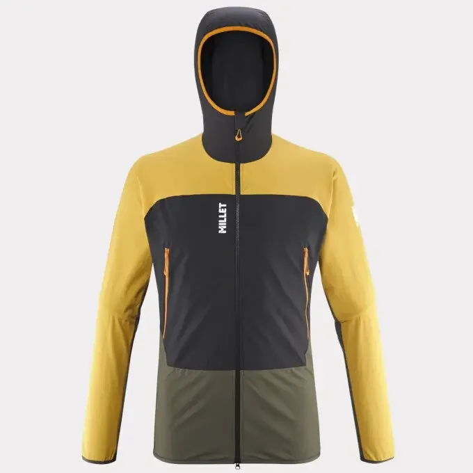 Veste softshell Millet FUSION XCS Deep Jungle/Safran Satisfait Ou Remboursé
